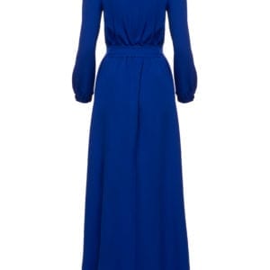 Back Bishop Dress in Royal Blue