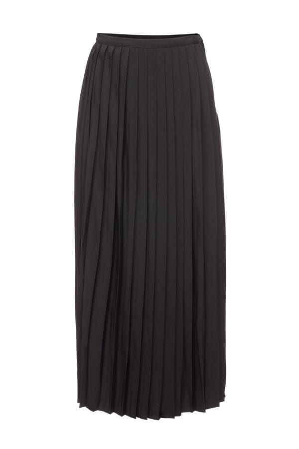 Back Classic Pleated Skirt in Black Forest