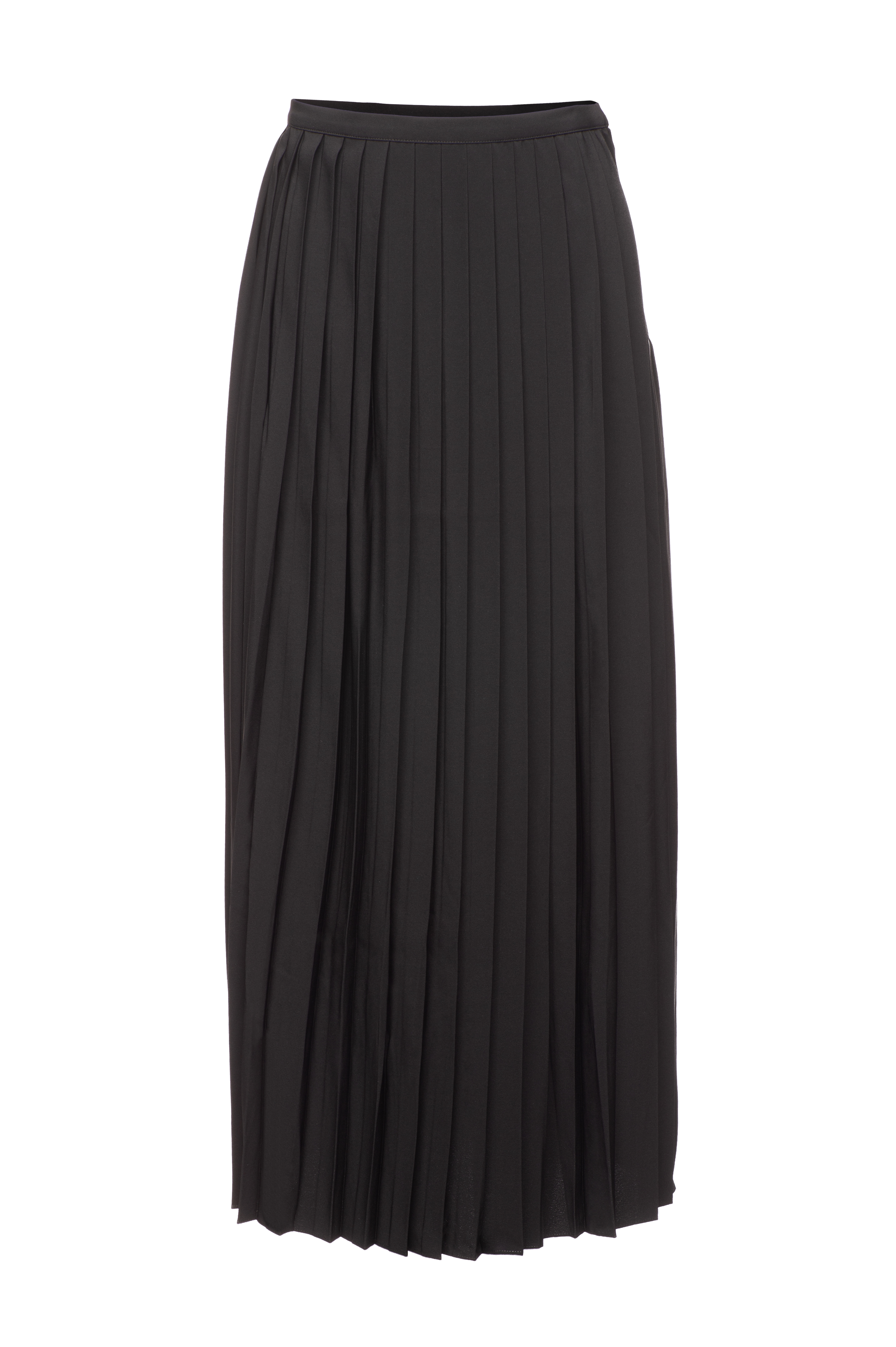 Mayada - Classic Pleated Skirt - Black Forest