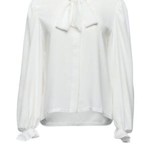 Bow Blouse in Pure White