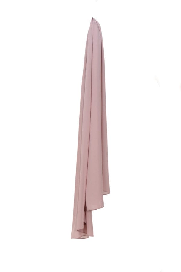 Mayada Chiffon Hijab - Pink Beige